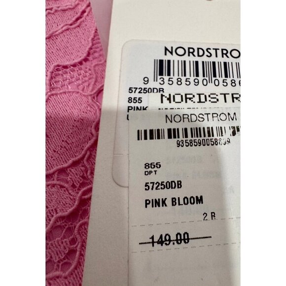 New Bardot Women's Size XS milana lace sheath dress - pink bloom - Picture 10 of 13